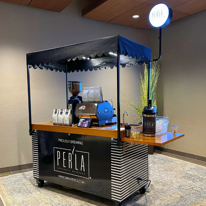 Elevate Your Event with Branded Mobile Coffee Carts